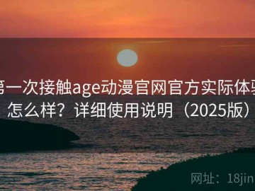 第一次接触age动漫官网官方实际体验怎么样？详细使用说明（2025版）