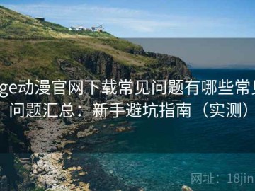 age动漫官网下载常见问题有哪些常见问题汇总：新手避坑指南（实测）